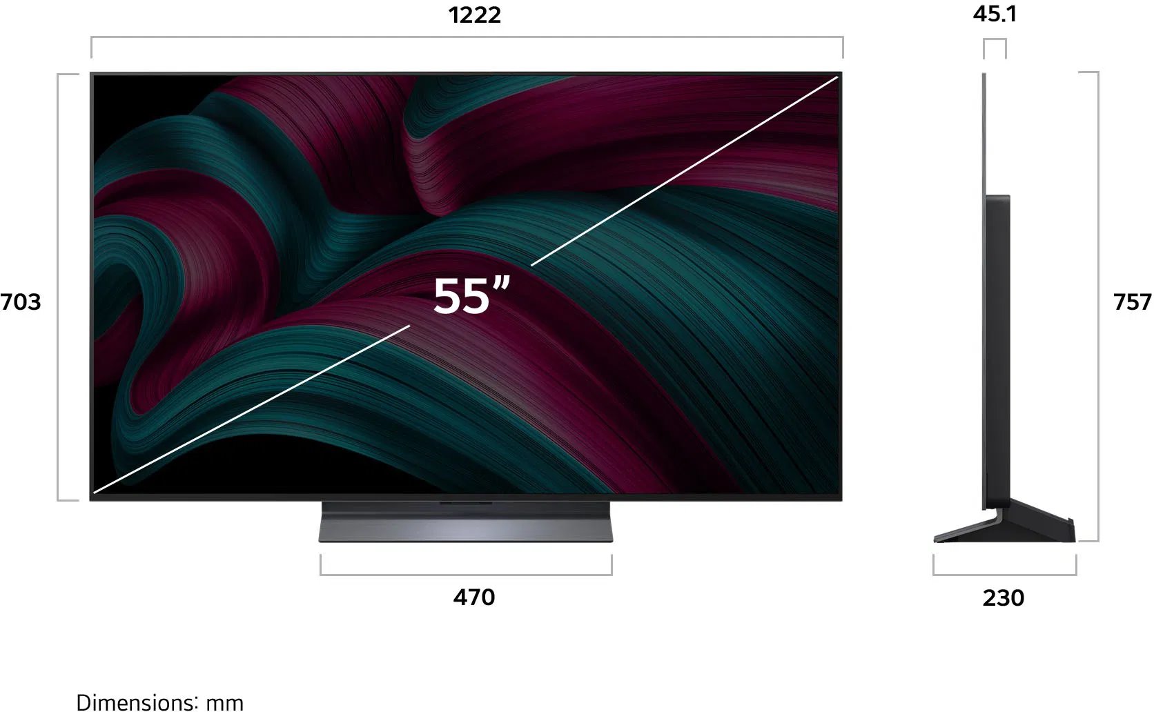 55" LG OLED55C54LA