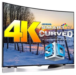 55" Orava LT-1390 A100B (UHD) zakřivená