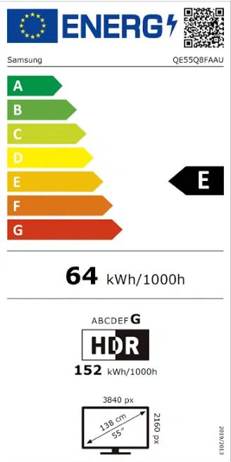 55" SAMSUNG QE55Q8FA EU (2025)
