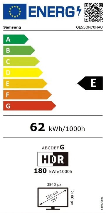 55" SAMSUNG QE55QN70H EU (2026)