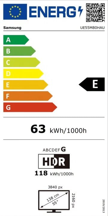 55" SAMSUNG UE55M80H EU (2026)