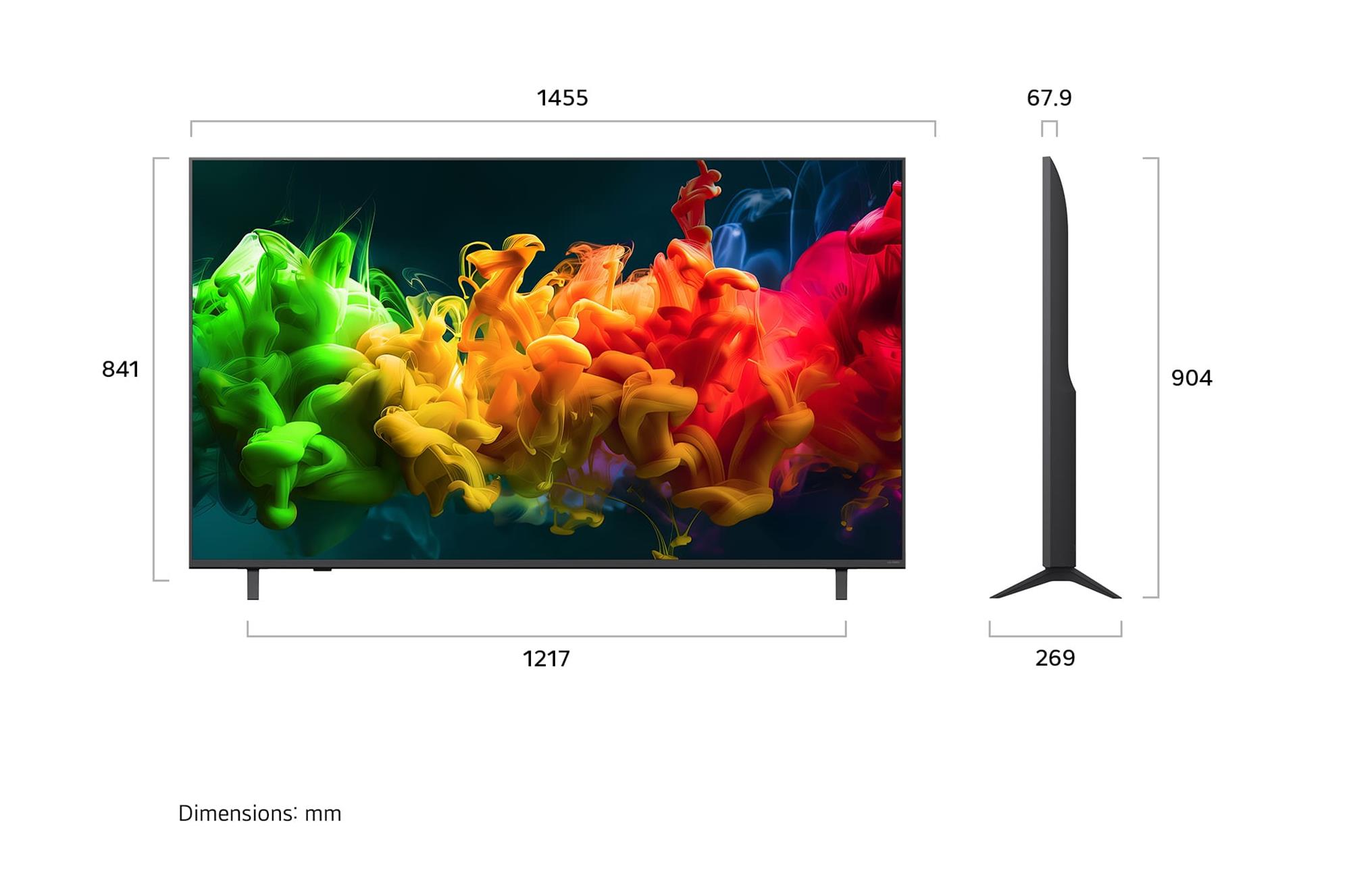 65" LG 65QNED80B6B (2026)