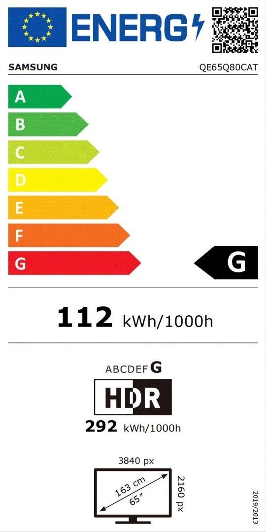 65" Samsung QE65Q80C (2023)