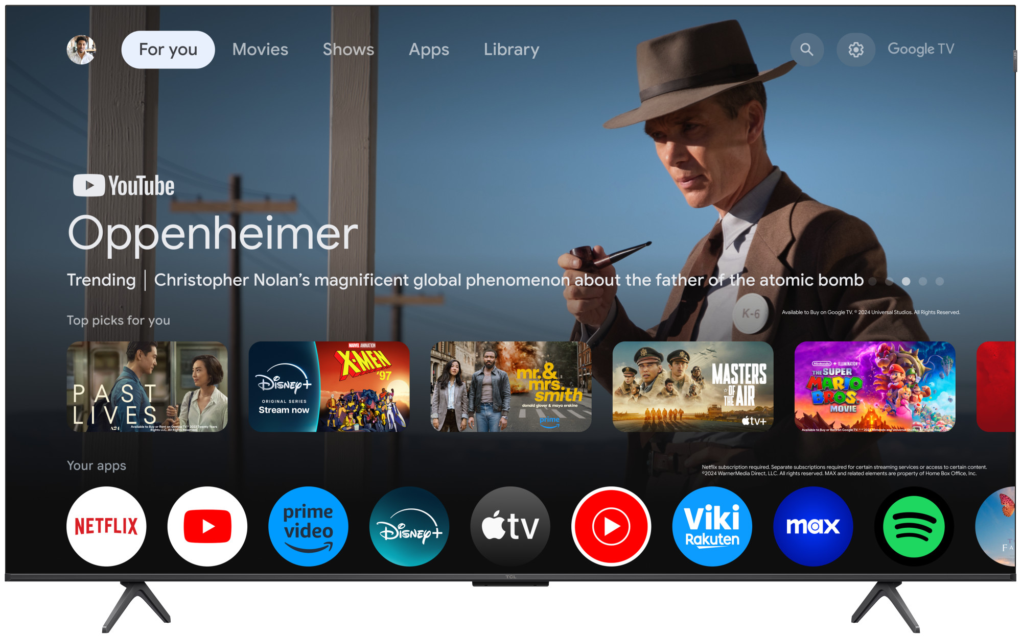 65" TCL 65T8C