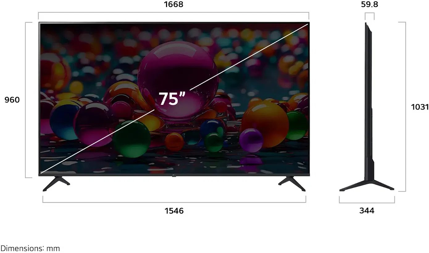 75" LG 75UA75006LA (2025)