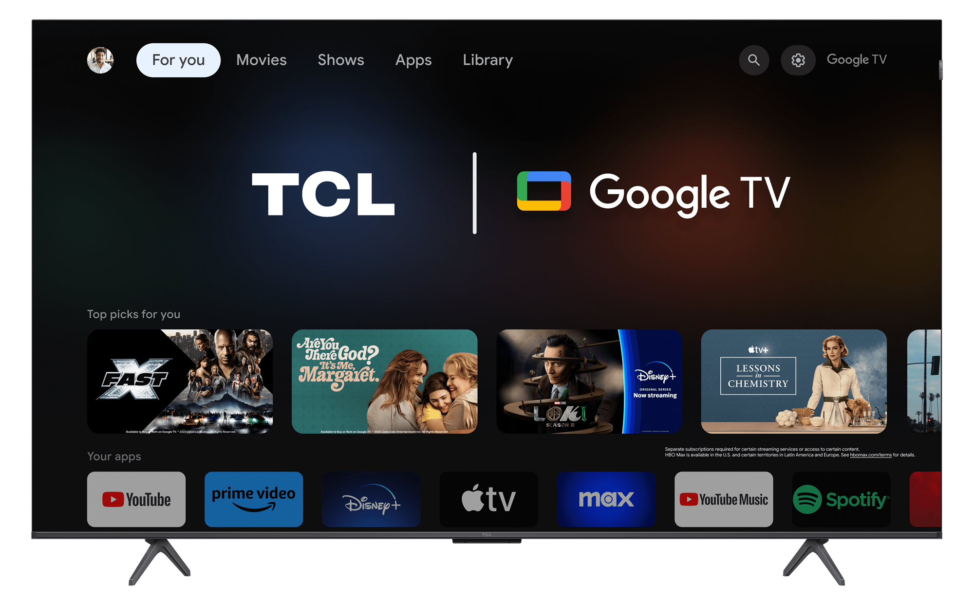 75" TCL 75T8B