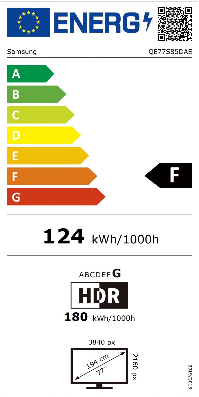 77" SAMSUNG QE77S85D (2024)