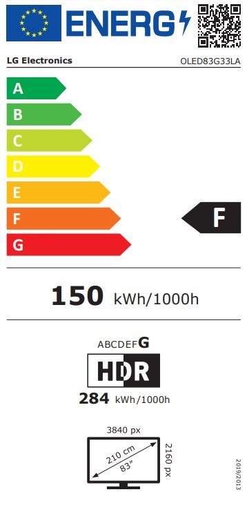 83" LG OLED83G33LA