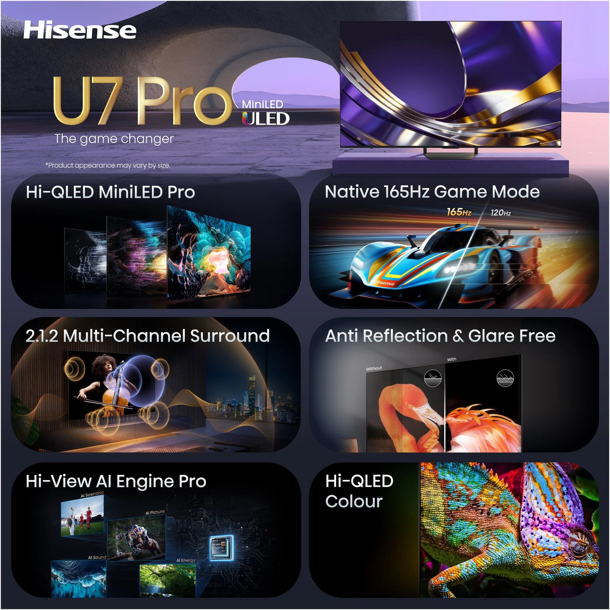 85" HISENSE 85U7S PRO (2026)
