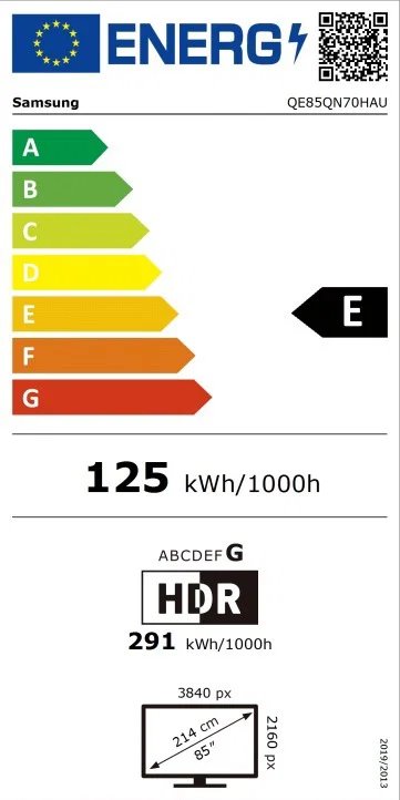 85" SAMSUNG QE85QN70H (2026)