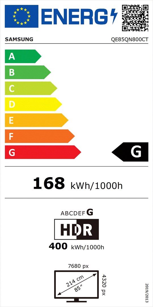 85" Samsung QE85QN800C (2023)