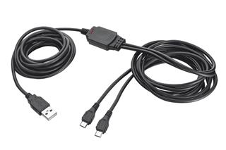 Trust GXT 222 Duo Charge & Play Cable pro PS4