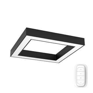 Immax NEO CANTO Smart stropní svítidlo 80x80cm 60W černé Zigbee 3.0