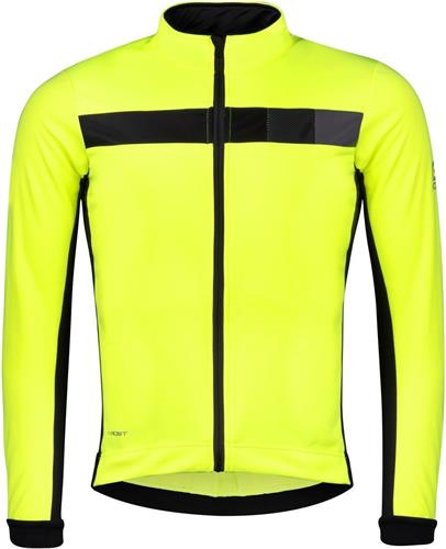 FORCE zimní bunda FROST softshell fluo-černá vel.3XL