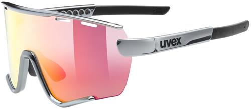 UVEX BRÝLE SPORTSTYLE 236 SET SILICUM / MIRROR RED (CAT. 2) + CLEAR (CAT. 0)