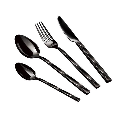BerlingerHaus 24dílná sada příborů Royal Black Collection III, nerez