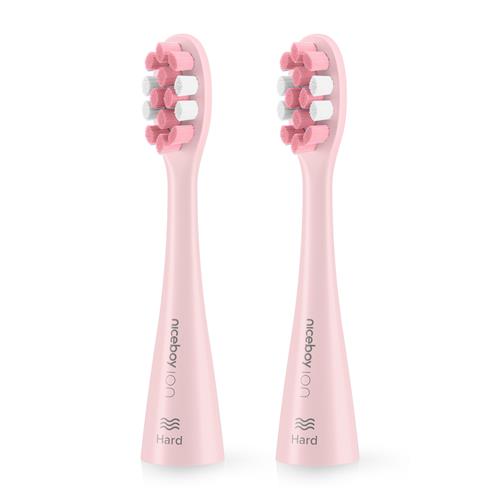 Náhradní hlavice Niceboy ION Sonic Hard pink 2 ks