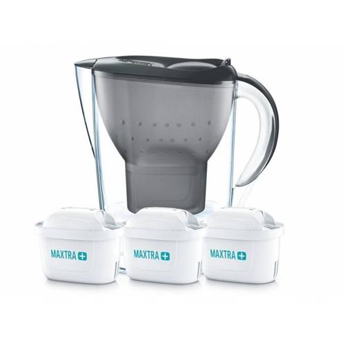 Brita Starter pack Marella, černá + 3 vodní filtry Maxtra+ Pure Performance