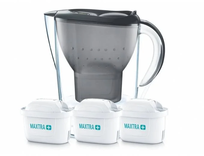Brita Starter pack Marella, černá + 3 vodní filtry Maxtra+ Pure Performance
