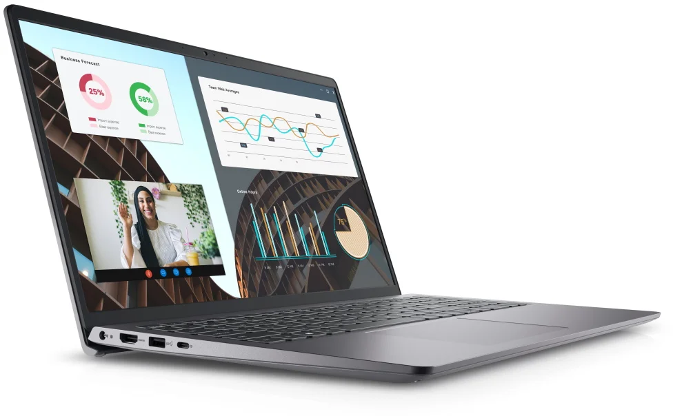 DELL Vostro 15 (3530)/ i7-1355U/ 16GB/ 512GB SSD/ 15.6" FHD/ Iris Xe/ FPR/ podsv.kl./ W11Pro/ 3Y Basic on-site