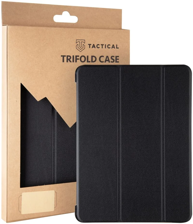 Tactical Book Tri Fold Pouzdro pro Samsung X200/X205 Galaxy Tab A8 10.5 Black