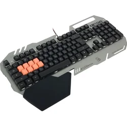 A4tech Bloody B2418 podsvícená herní klávesnice, USB, CZ, stříbrná barva