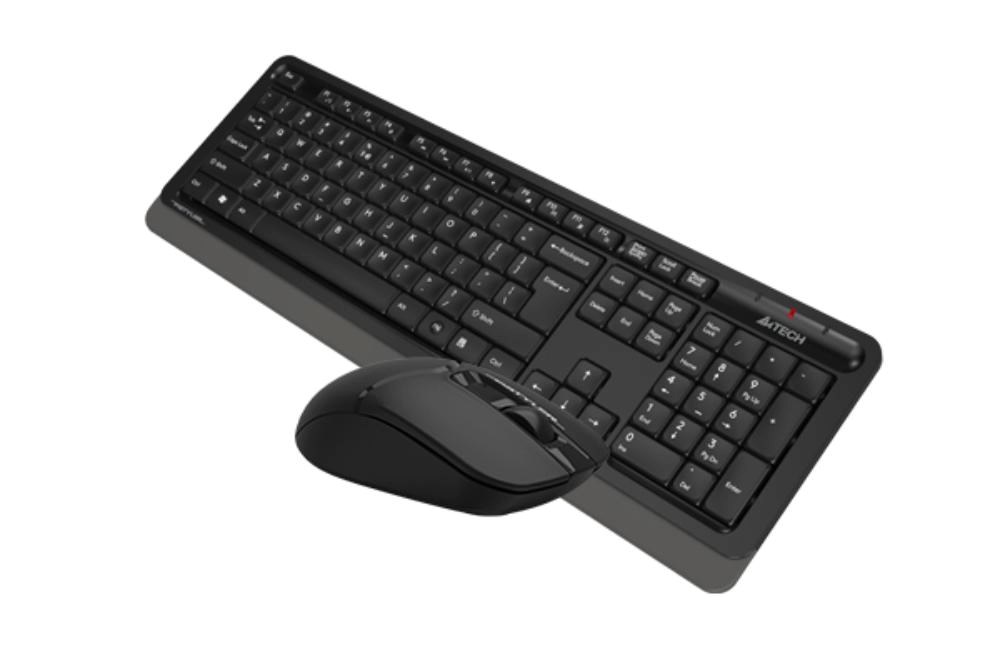 A4tech FG1012, bezdrátový kancelářský set klávesnice s myší, černá