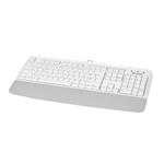 A4tech FK20 FStyler, multimediální kancelářská klávesnice, CZ/US, USB, bílá
