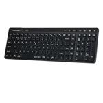 A4tech FStyler FBK27C AS, bezdrátová Dual mode Bluetooth+2,4G klávesnice, CZ, černá