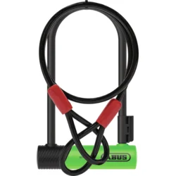 ABUS 410K/150HB180 zelená SH Ultra Mini + Cobra 10/120 / podkovový zámok