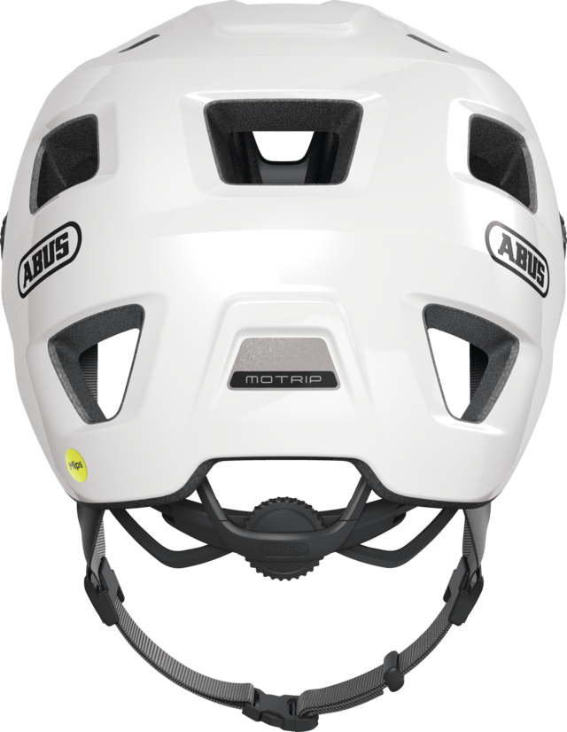 Abus MoTrip MIPS shiny white vel.L (57-61)