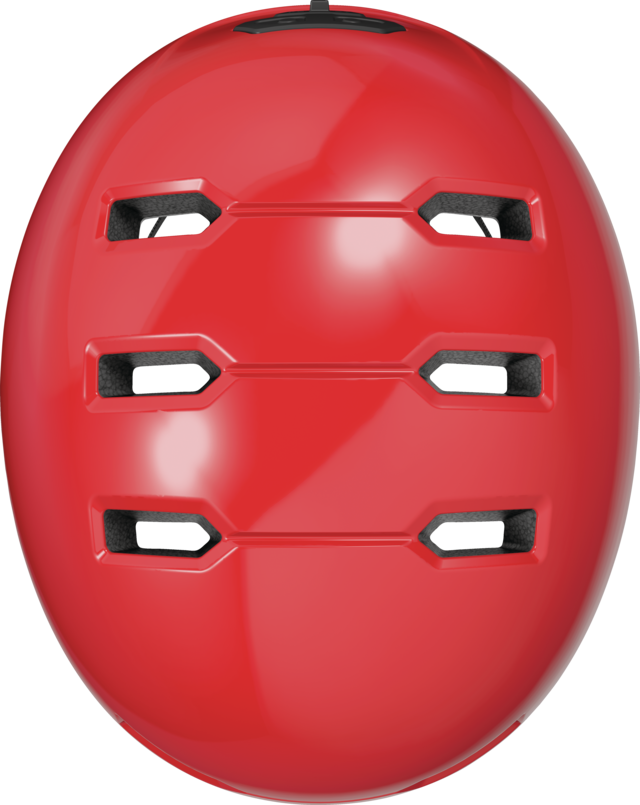 Abus Skurb Kid shiny red vel.M (50-55) / dětská helma