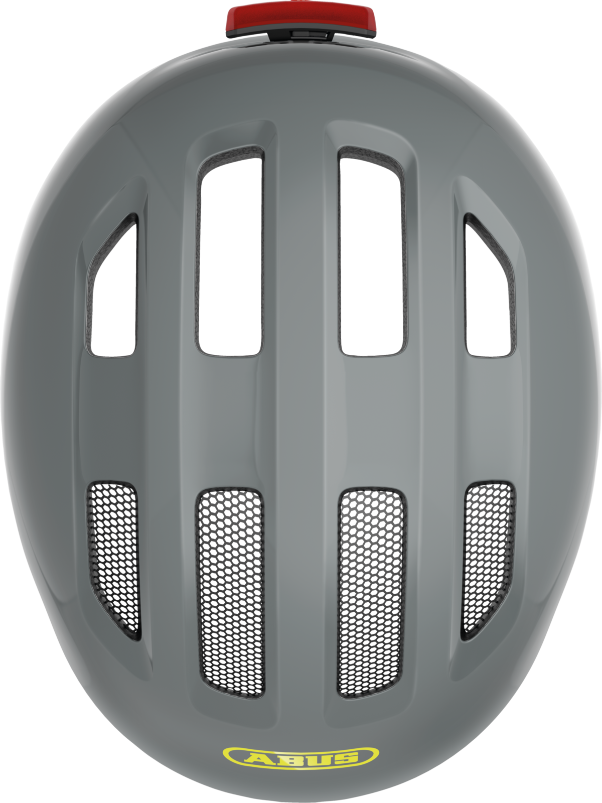 Abus Smiley 3.0 ACE LED shiny grey vel.M (50-55cm)