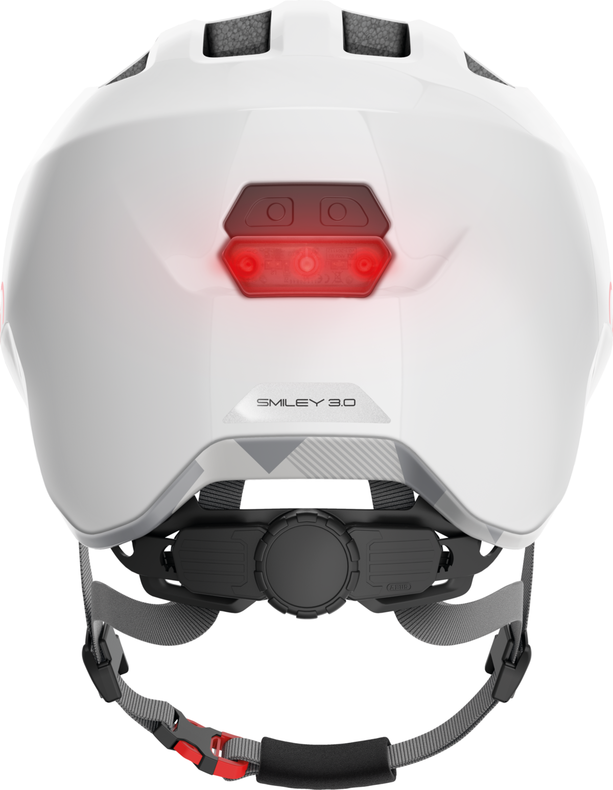 Abus Smiley 3.0 ACE LED shiny white veľkosť M (50-55cm)