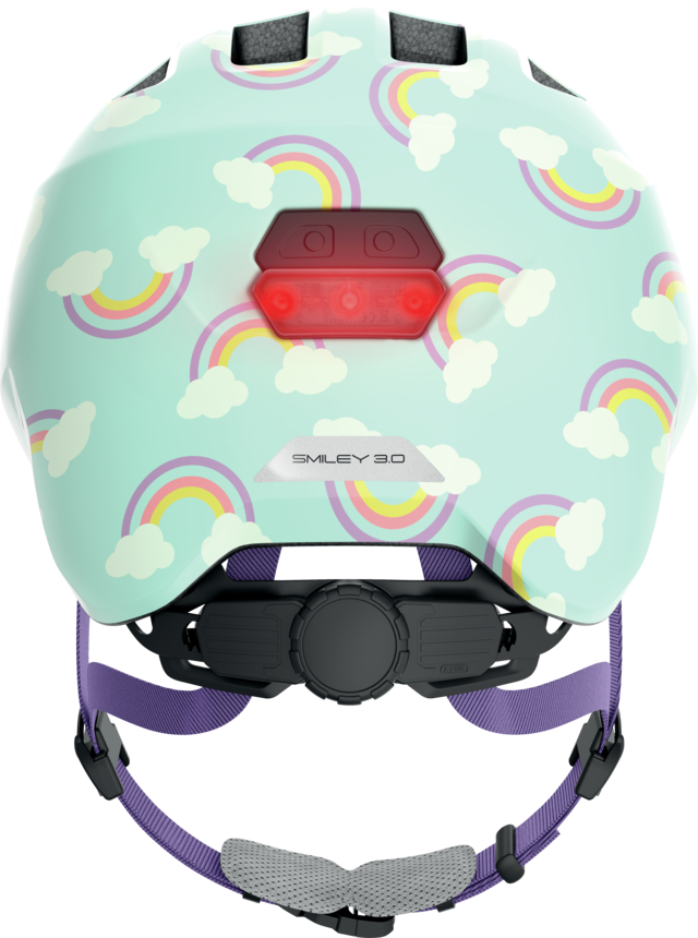 Abus Smiley 3.0 LED blue rainbow vel.S (45-50) / dětská helma