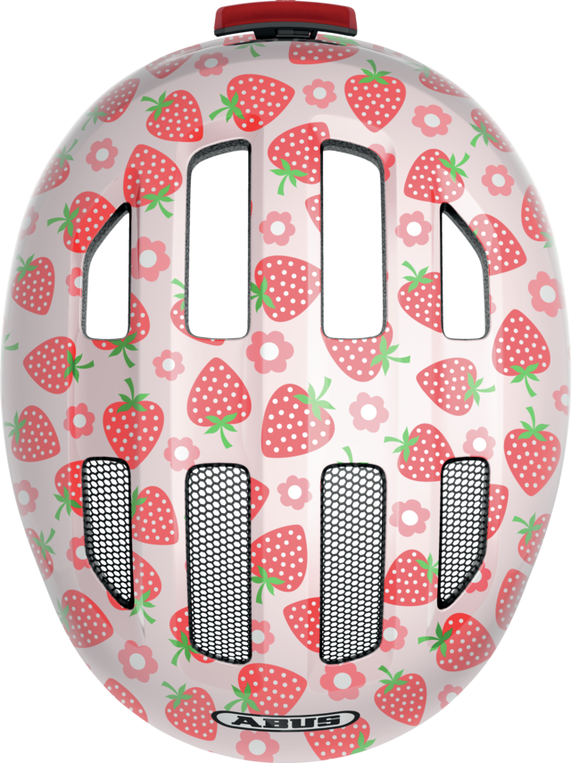 Abus Smiley 3.0 LED rose strawberry vel.M (50-55) / dětská helma