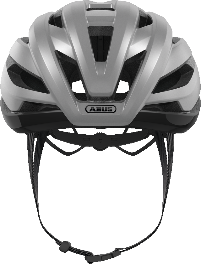 Abus StormChaser lesklá strieborná veľkosť M (52-58)