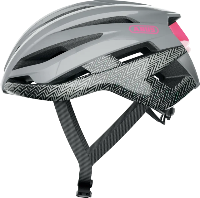 Abus StormChaser zigzag grey veľkosť M (52-58)