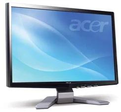ACER 20''LCD P203W1680×1050, 2500:1, 300cd/m2, 5MS, MPRII BLACK, ACM, ACB
