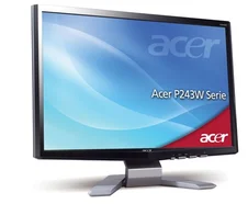 ACER 24''LCD WIDE P243WAbdr 1920×1200, 3000:1,300cd, 2MS, DVI, HDMI, PIVOT, Blac