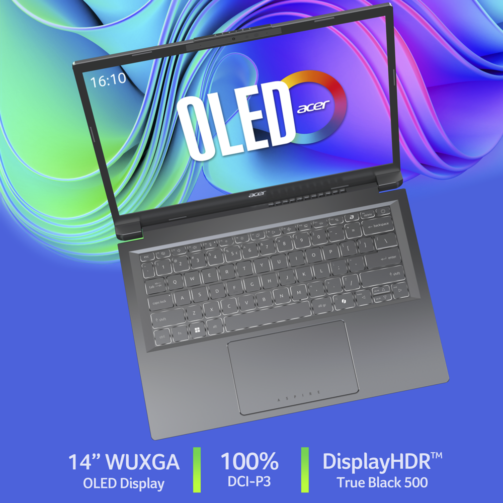 Acer Aspire 14 AI Steel Gray (A14-52M-58T2) (NX.JFVEC.002)