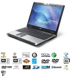 ACER Aspire 9302ANWSMi 17"AMD MK38/1GB/120GB/Go7300/DVD±RW/WL/BT/CAM/Linux