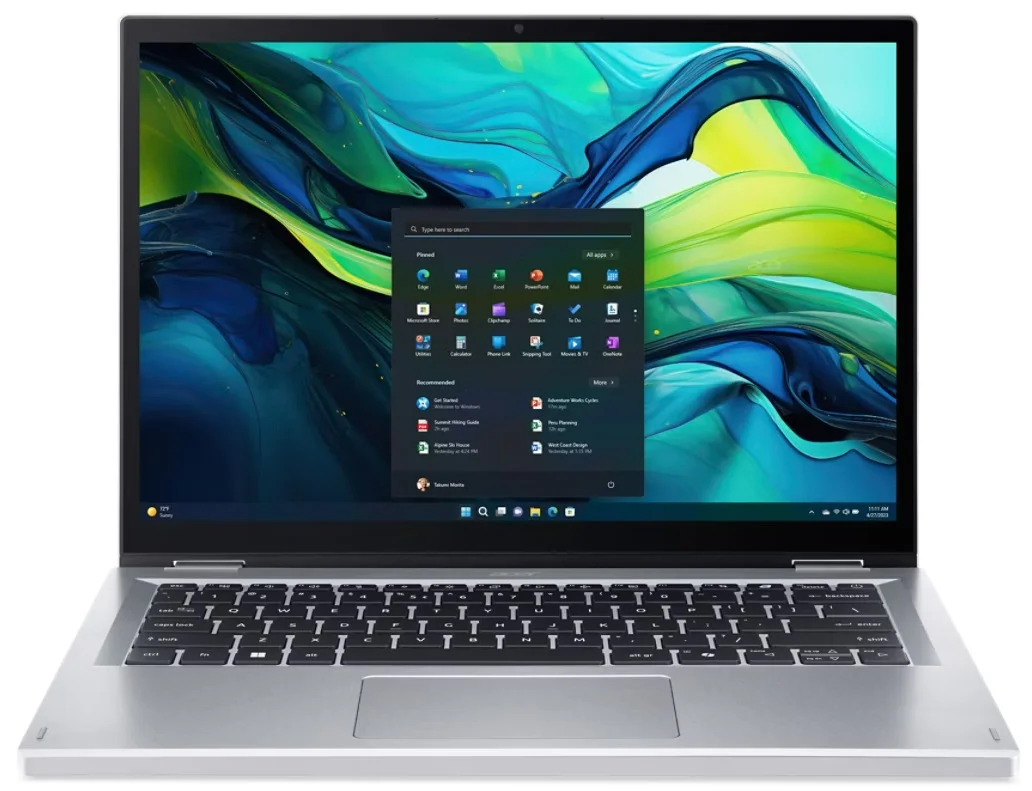 Acer Aspire Go Spin 14 Pure Silver (AGSP14-31PT-C2S7) (NX.J3UEC.001)
