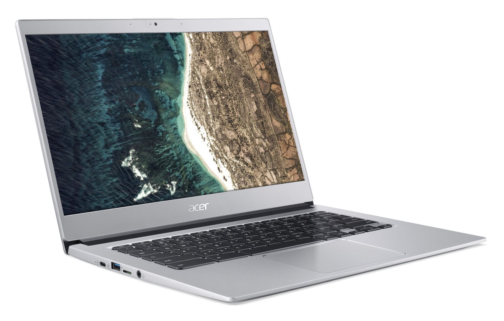 Acer Chromebook 14 Pure Silver celokovový (CB5141HC84U) (NX.H1QEC.002