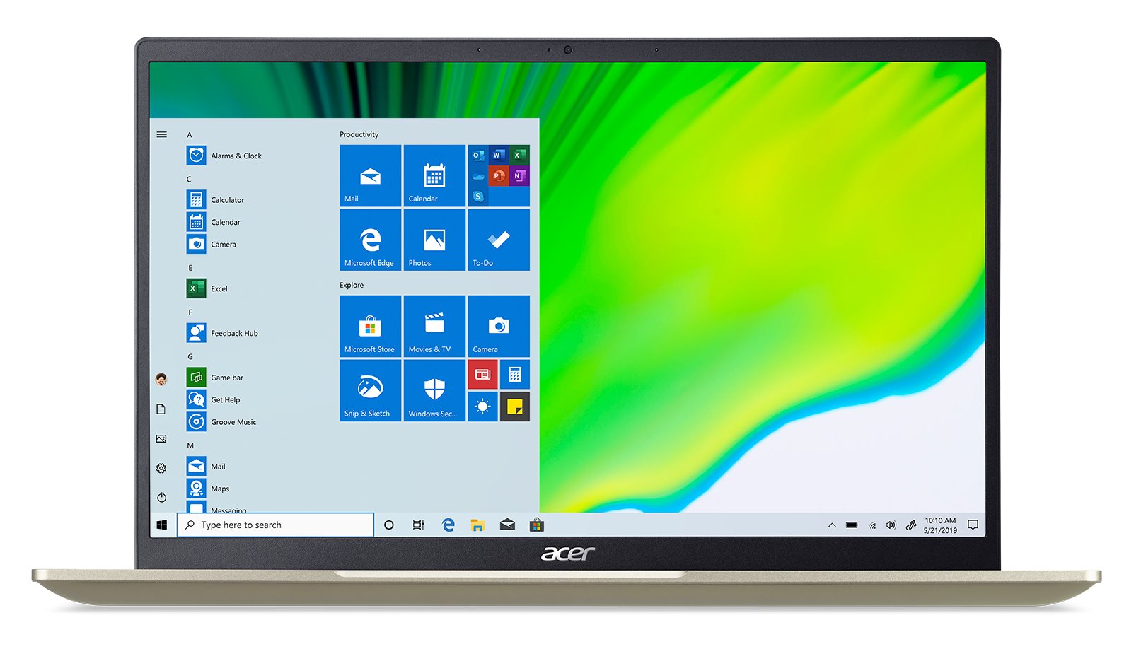 acer swift 1 safari gold