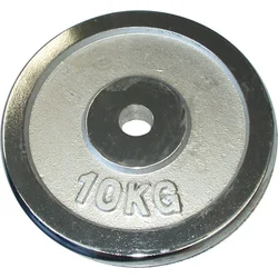 ACRA chromované závaží 10kg - NA OSU O PRŮMĚRU 28mm