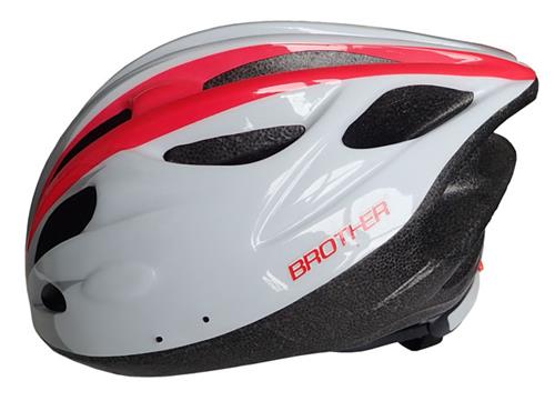 ACRA CSH31B-M bílá cyklistická helma vel.M (55-58cm)