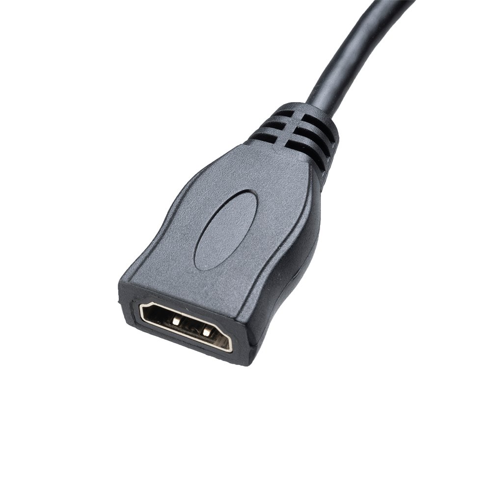 Adaptačný kábel AKASA HDMI na micro HDMI, 25 cm