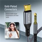 Adaptér Colorway USB-C na 3,5 mm jack/ 1,2 m
