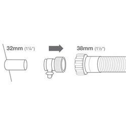 Adaptér Marimex B na pripojenie bazénov Intex (2 ks) - 29061